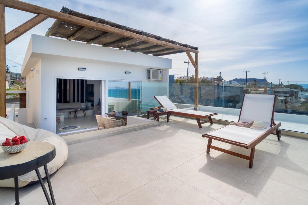 Wave, An Idyllic Seafront Suite By Nirousuites Kokkini Hani Exterior foto